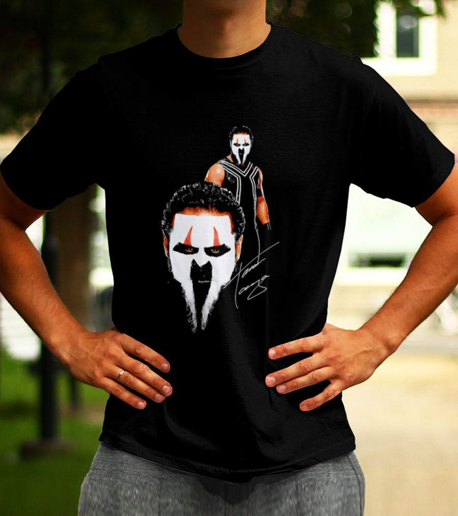 Tama Tonga Face Paint Mask Wrestler Signature T-Shirt