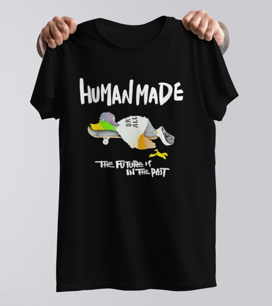 Human Made The Future Is In The Past Duck Skateboard T-Shirt
