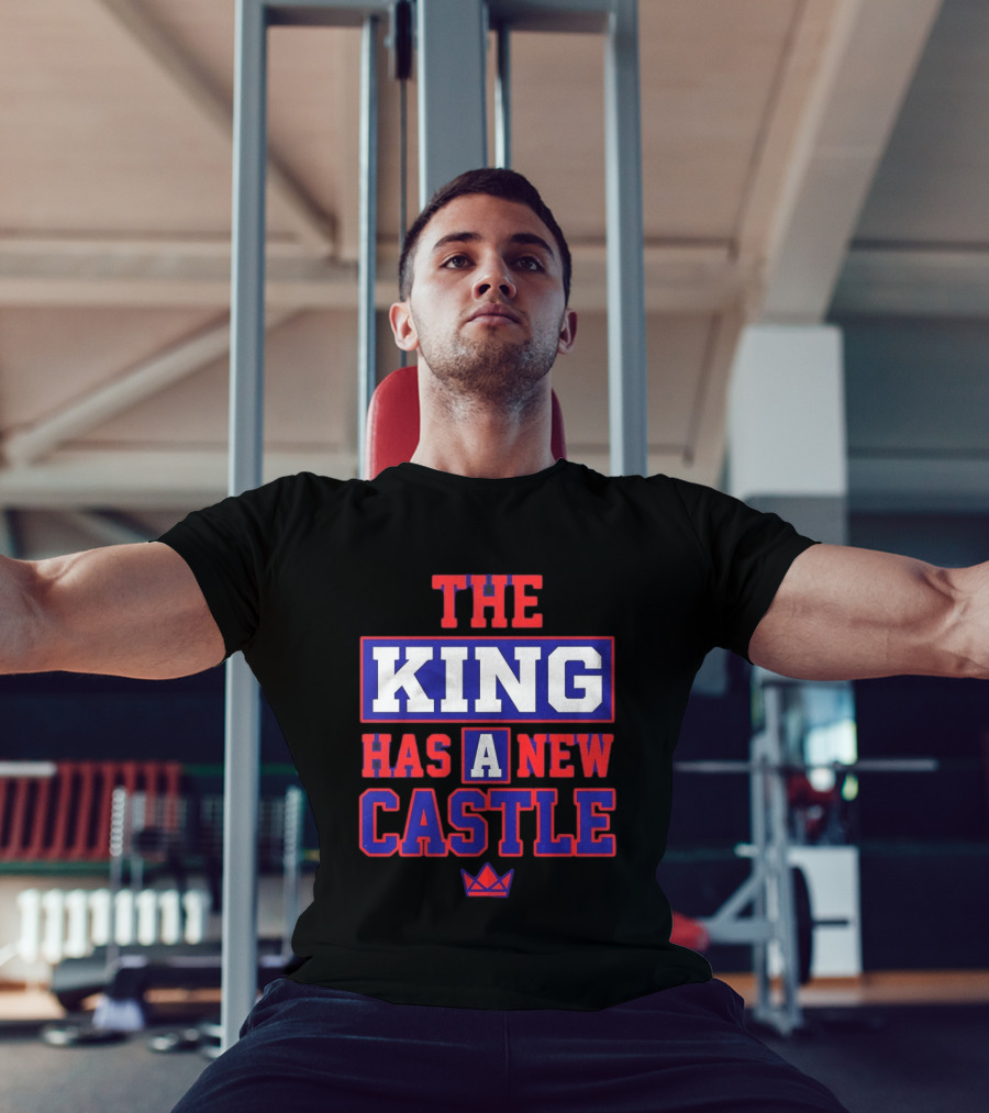 The King Has A New Castle LeBron James Philadelphia 76ers NBA 2026 T-Shirt