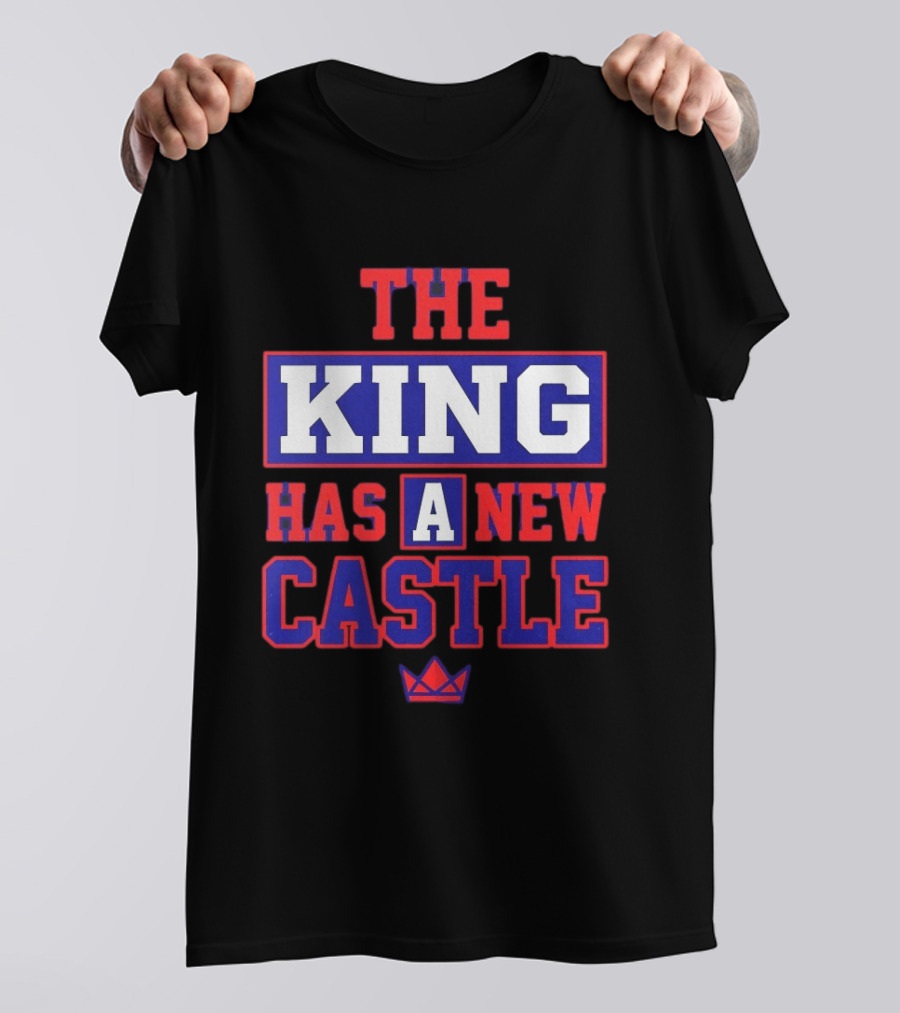 The King Has A New Castle LeBron James Philadelphia 76ers NBA 2026 T-Shirt