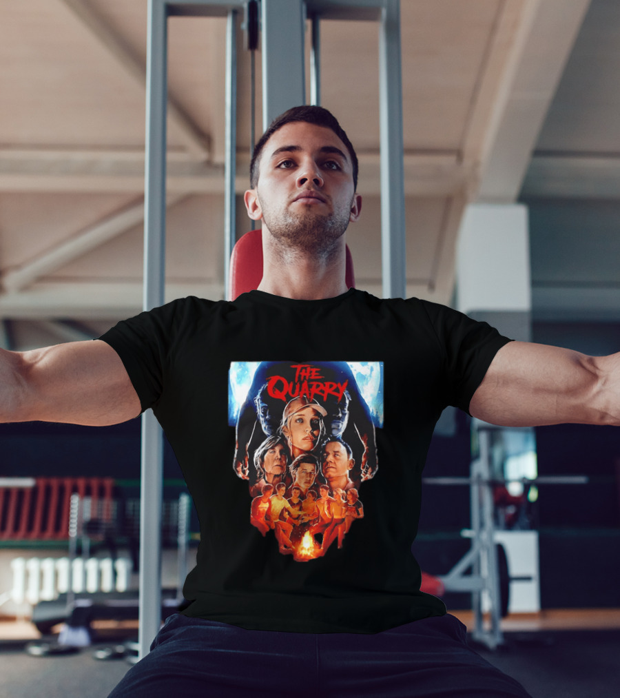 The Quarry Movie Cast Campfire Scene With Moonlit T-Shirt