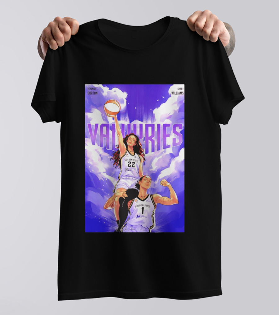 Veronica Burton Gabby Williams Golden State Valkyries Basketball Future T-Shirt