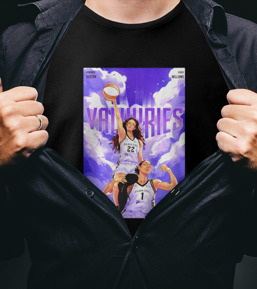 Veronica Burton Gabby Williams Golden State Valkyries Basketball Future T-Shirt