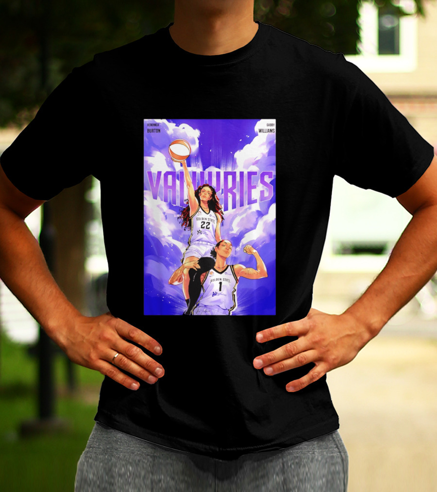 Veronica Burton Gabby Williams Golden State Valkyries Basketball Future T-Shirt