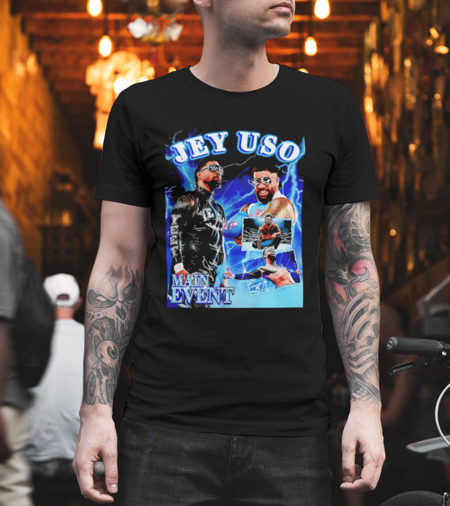Jey Uso Main Event Yeet Energy Wrestling Highlights T-Shirt