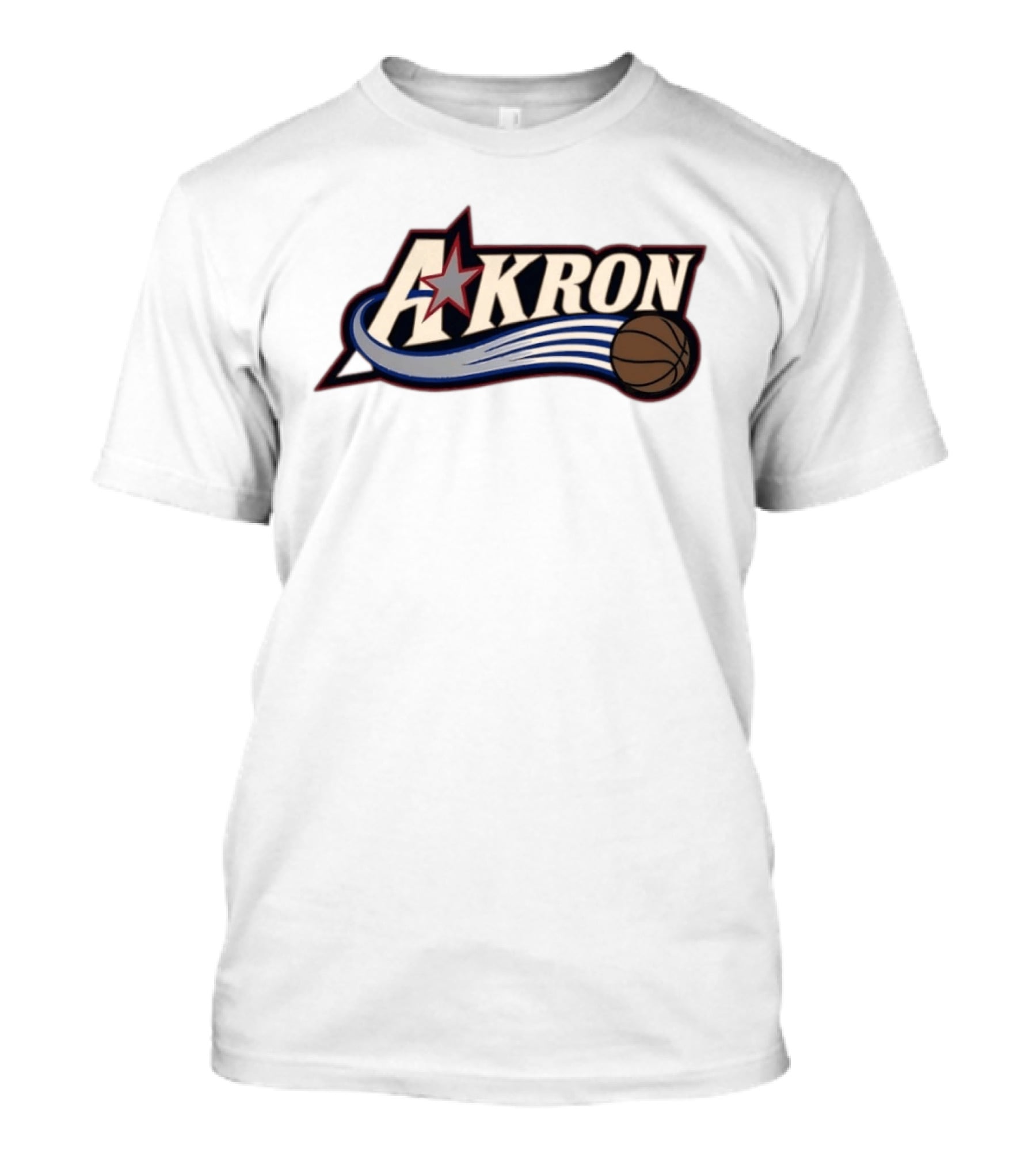 Akron Zips University Of Akron Philadelphia 76ers Basketball Star T-Shirt
