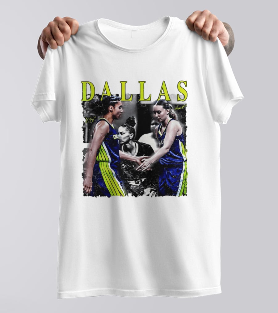 Dallas Wings Azzi Fudd Paige Bueckers WNBA 2026 Signatures T-Shirt