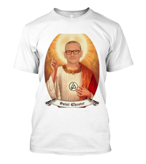 Chester Bennington Saint Chester Linkin Park Memorial T-Shirt