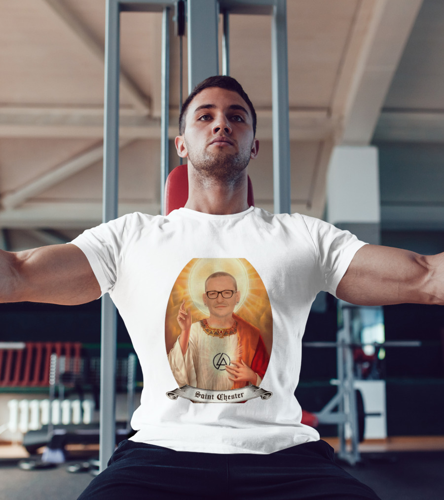 Chester Bennington Saint Chester Linkin Park Memorial T-Shirt