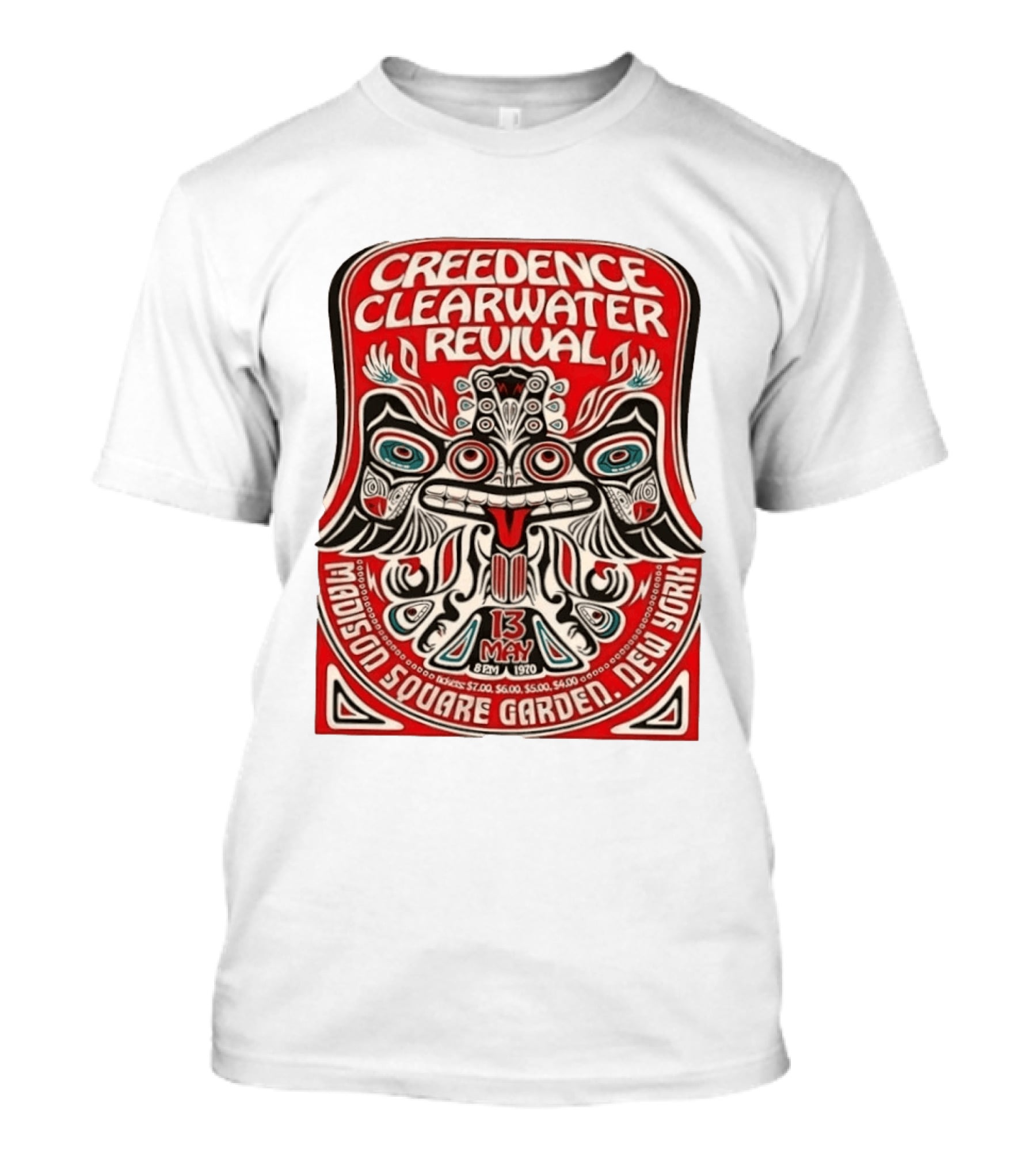 Creedence Clearwater Revival Madison Square Garden New York 13 May 1970 T-Shirt