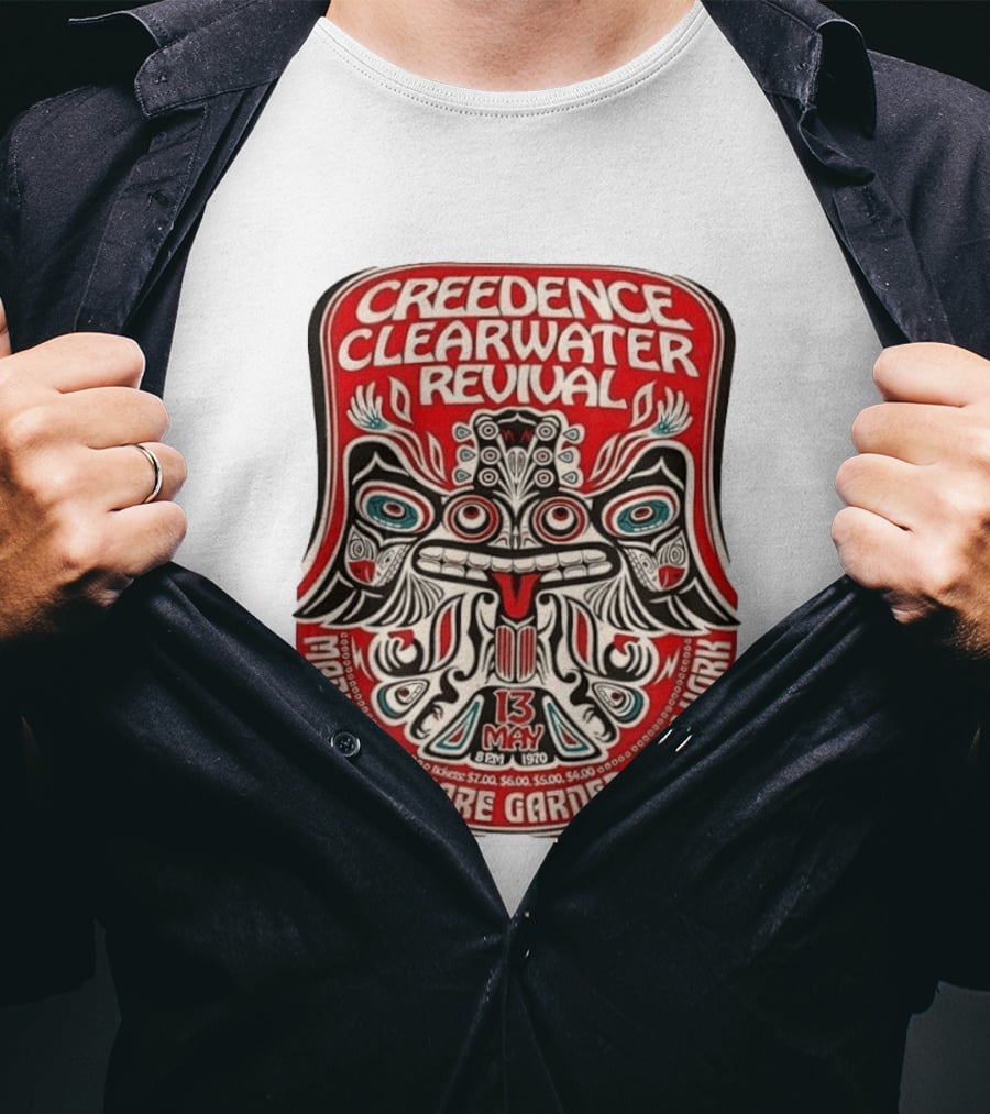 Creedence Clearwater Revival Madison Square Garden New York 13 May 1970 T-Shirt