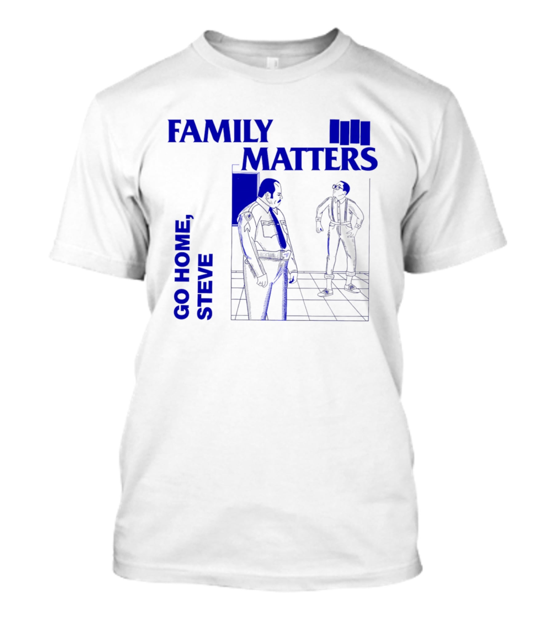 Family Matters Go Home Steve TV Show Humor Scene T-Shirt