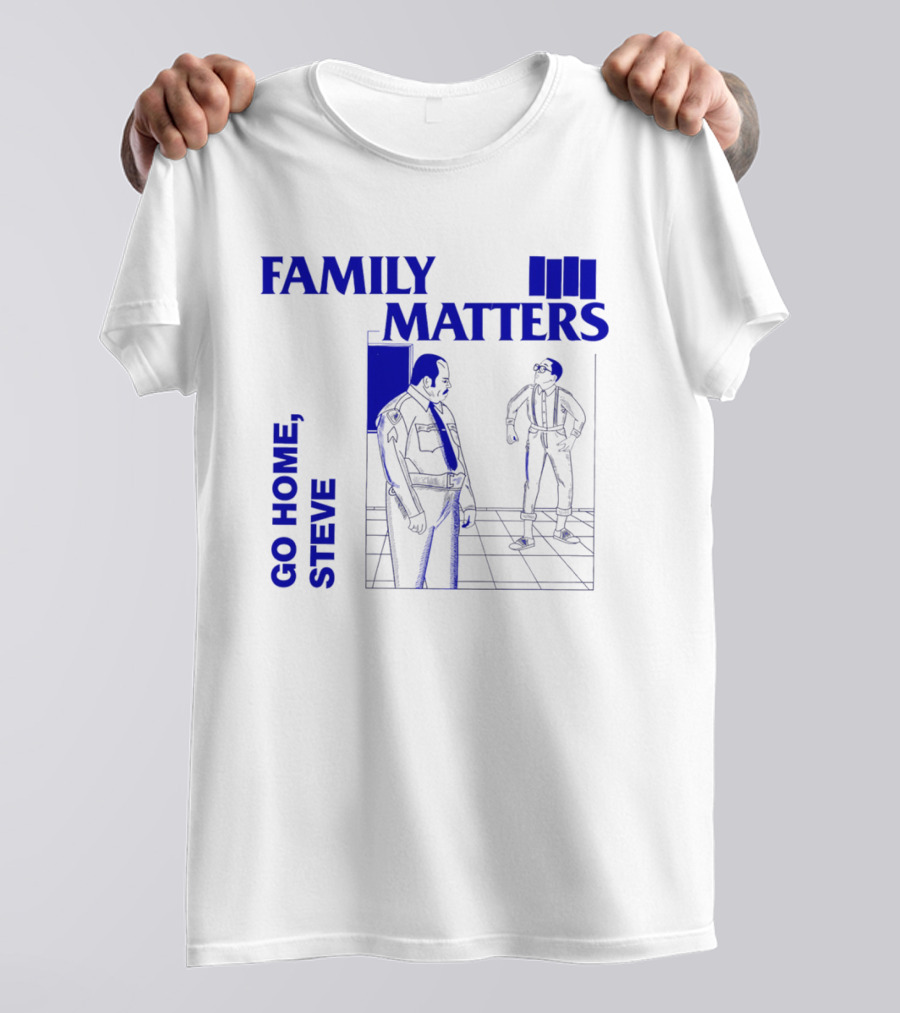 Family Matters Go Home Steve TV Show Humor Scene T-Shirt