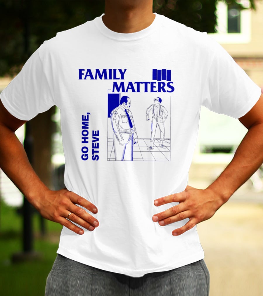 Family Matters Go Home Steve TV Show Humor Scene T-Shirt