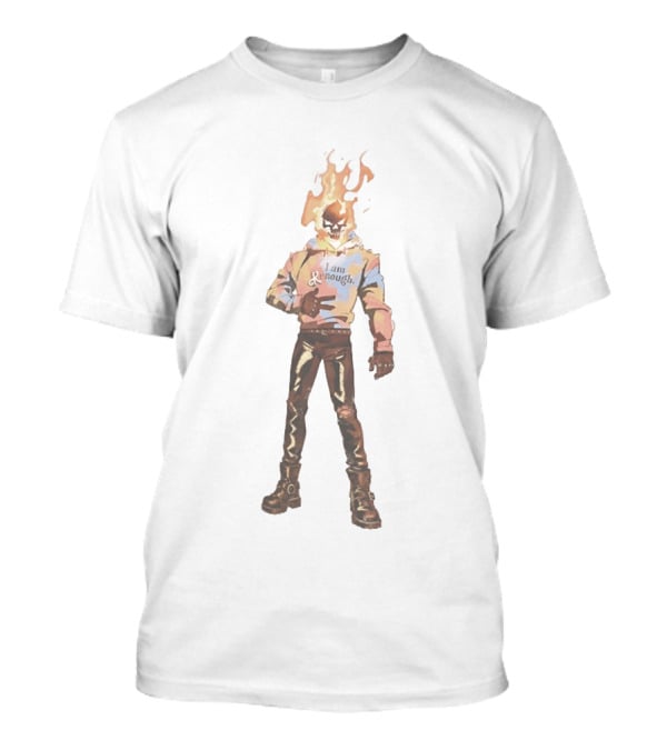 I Am Kenough Ghost Rider Ryan Gosling Hellfire Flame Skull T-Shirt