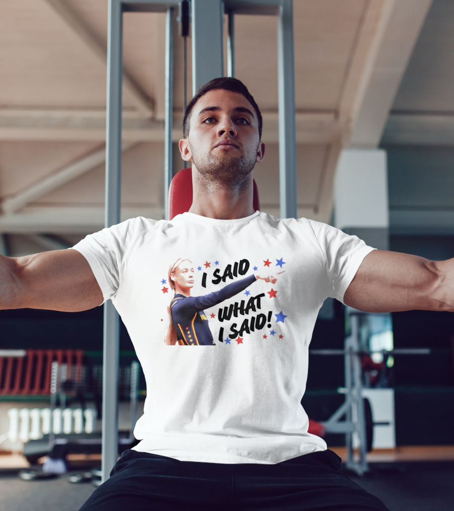 I Said What I Said Sophie Cunningham Indiana Fever Star T-Shirt