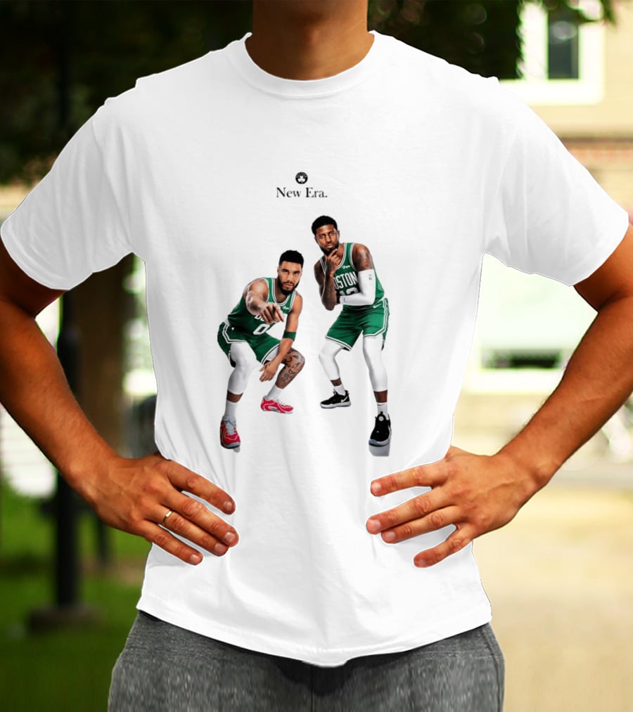 Boston Celtics Jayson Tatum Paul George New Era T-Shirt