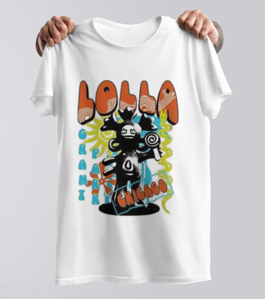 Lollapalooza Festival Lolla Grant Park Chicago Lineup July 30 Aug 2 2026 T-Shirt