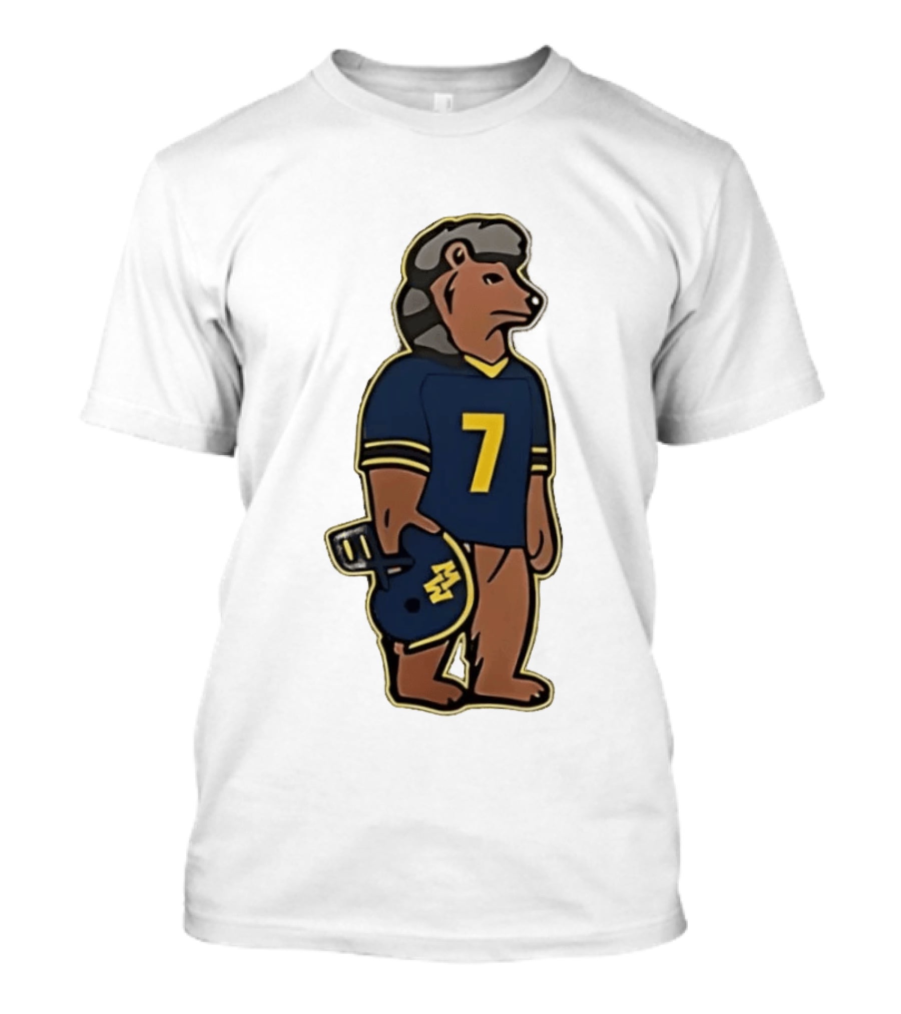 Morgan Wallen Still The Problem Tour 2026 Bear Football Helmet Number 7 T-Shirt