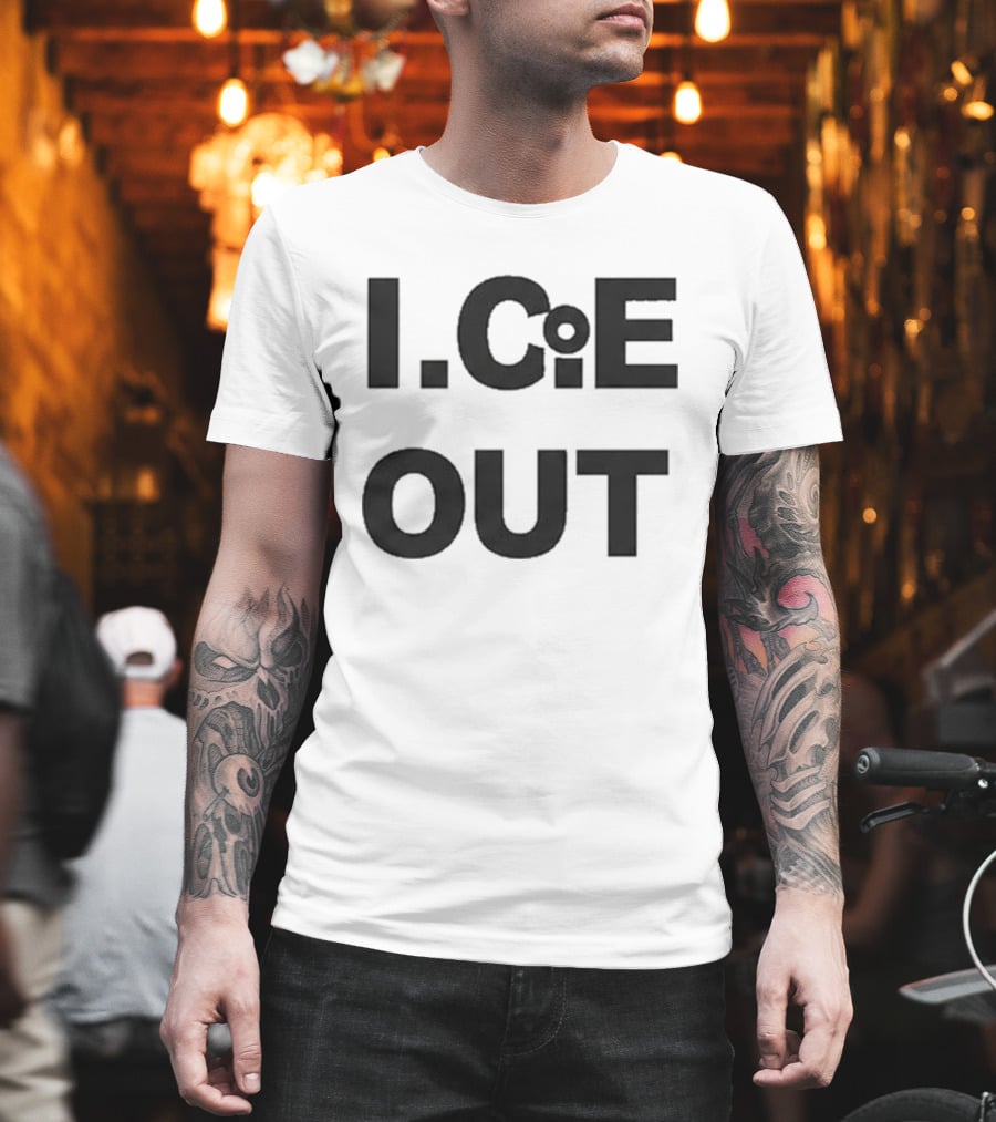 N3on Ryan Garcia I.C.E Out No One Is Illegal On Stolen Land T-Shirt