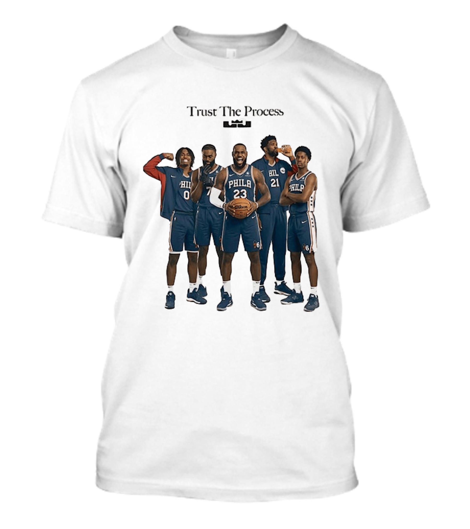 Trust The Process Philly Basketball Team Players T-Shirt