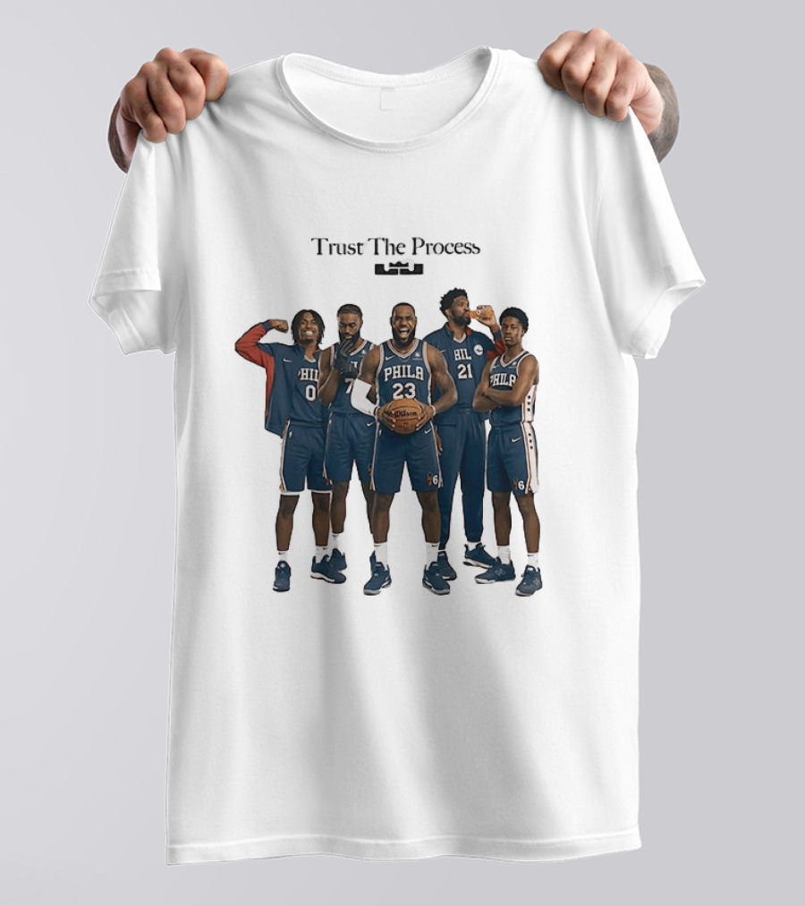 Trust The Process Philly Basketball Team Players T-Shirt