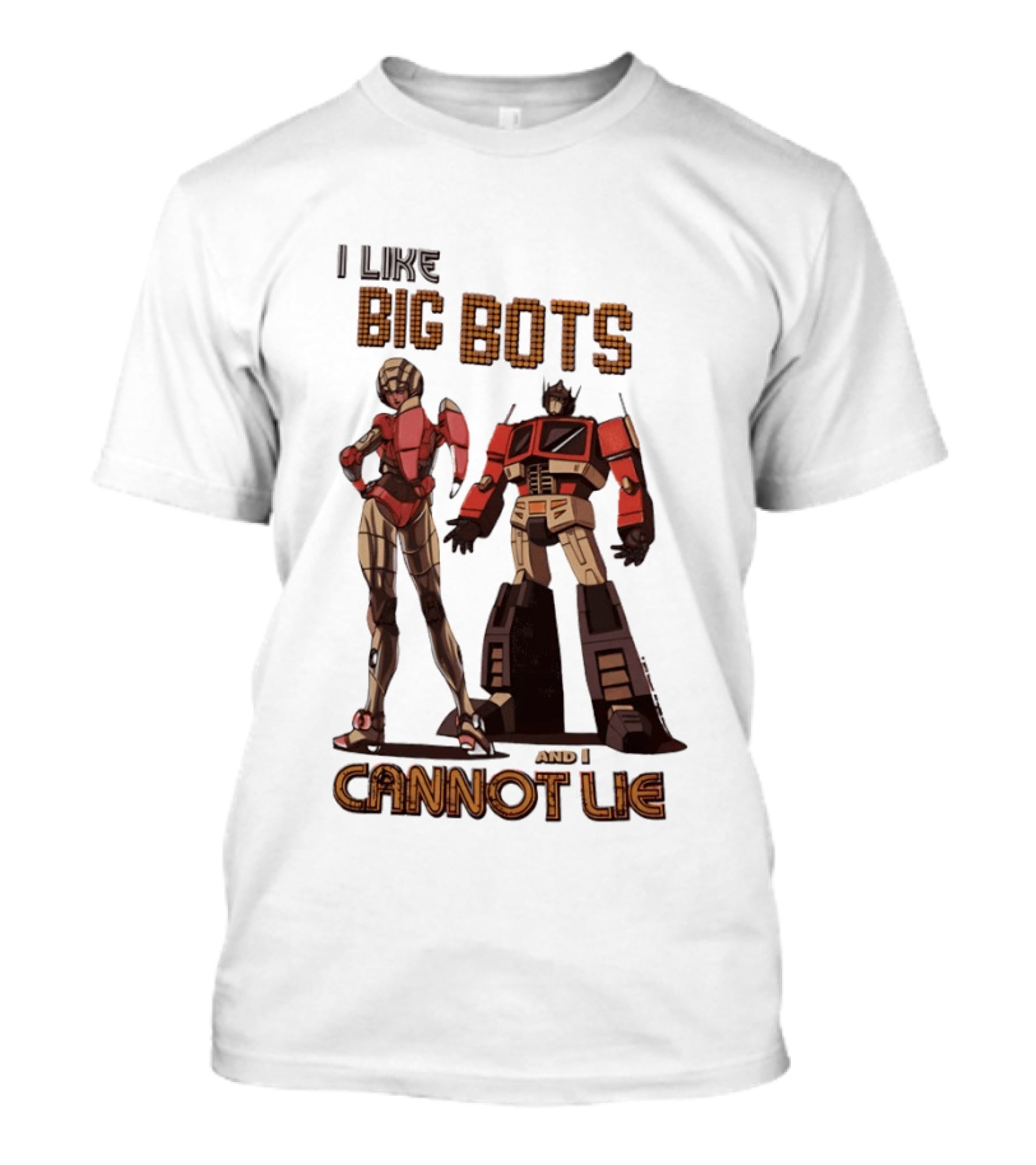 I Like Big Bots And I Cannot Lie Optimus Prime Elita One Transformers Generation 1 T-Shirt