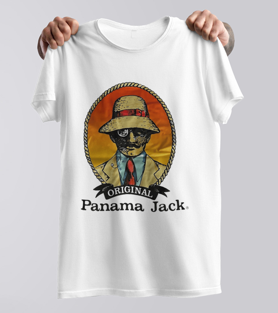 Original Panama Jack Man With Hat And Monocle T-Shirt