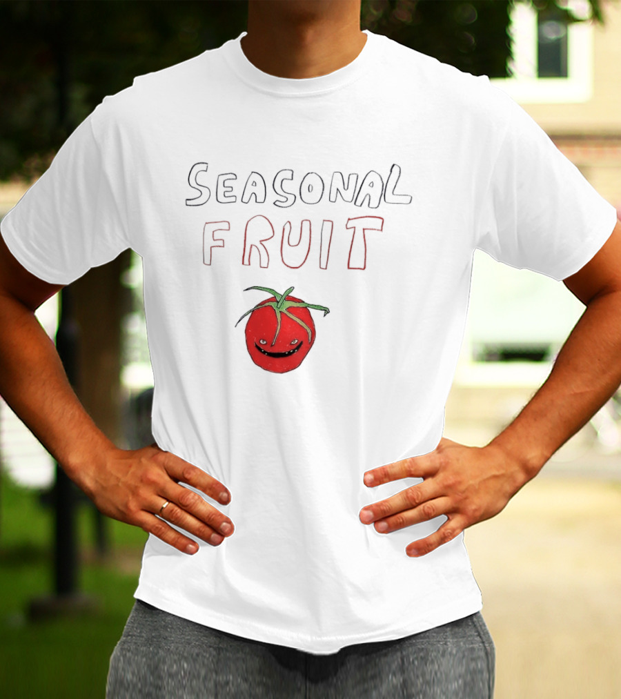 Seasonal Fruit Tomato With Painted Face T-Shirt