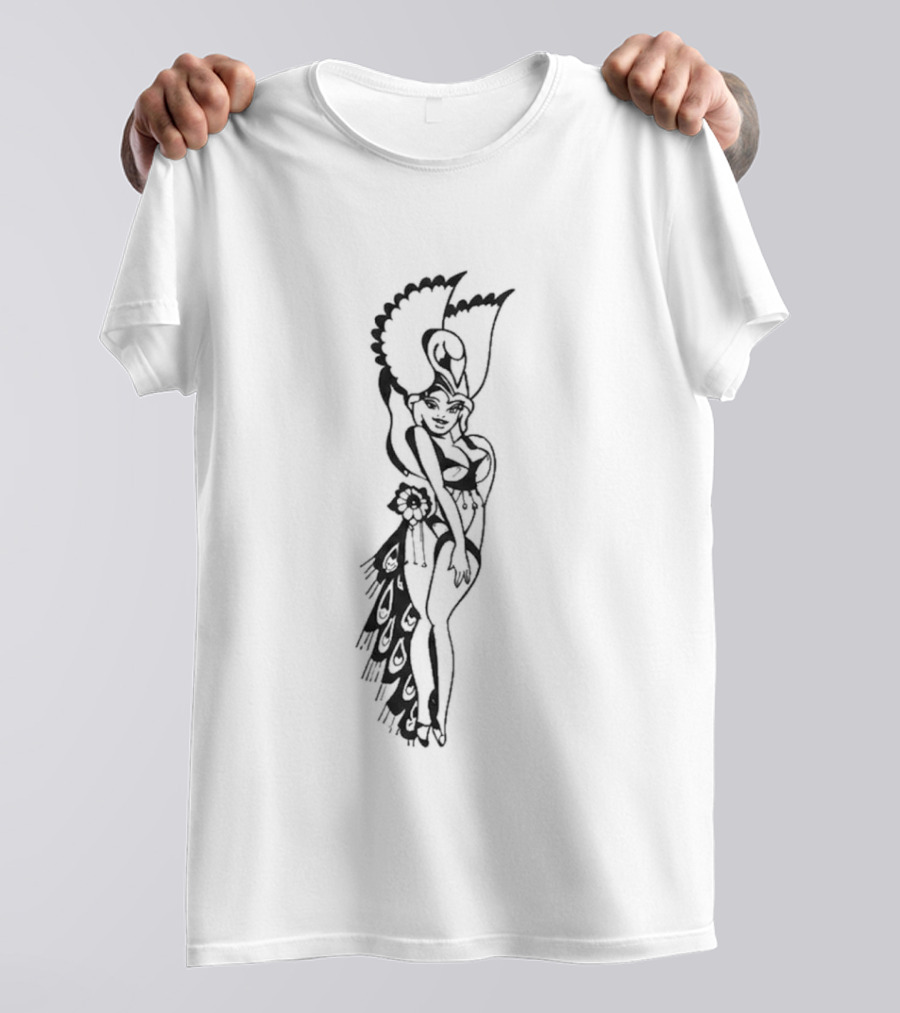 Slayyyter Worst Girl In The World Tour Rooster Warrior Sketch T-Shirt