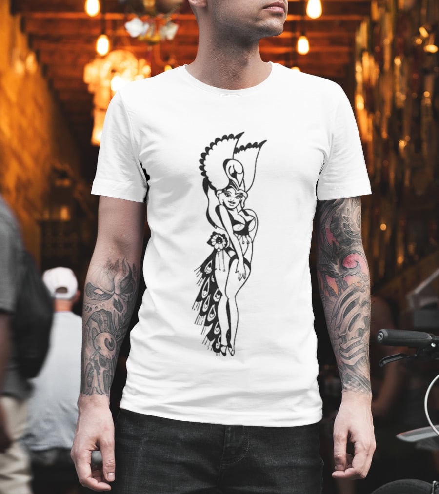 Slayyyter Worst Girl In The World Tour Rooster Warrior Sketch T-Shirt