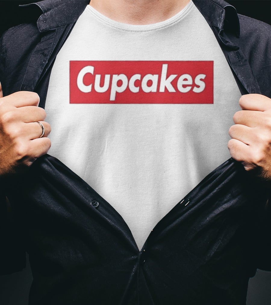 Treat Yourself To Delicious Cupcakes Red Box T-Shirt