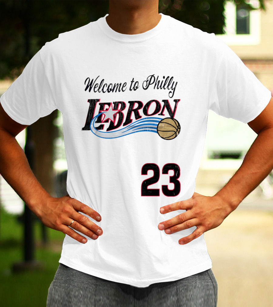 Welcome To Philly Lebron Basketball Number 23 T-Shirt