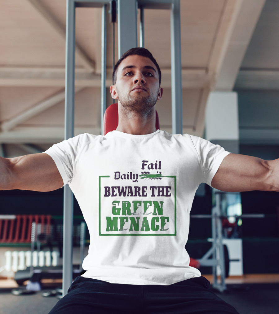 Daily Fail Beware The Green Menace Zack Polanski T-Shirt