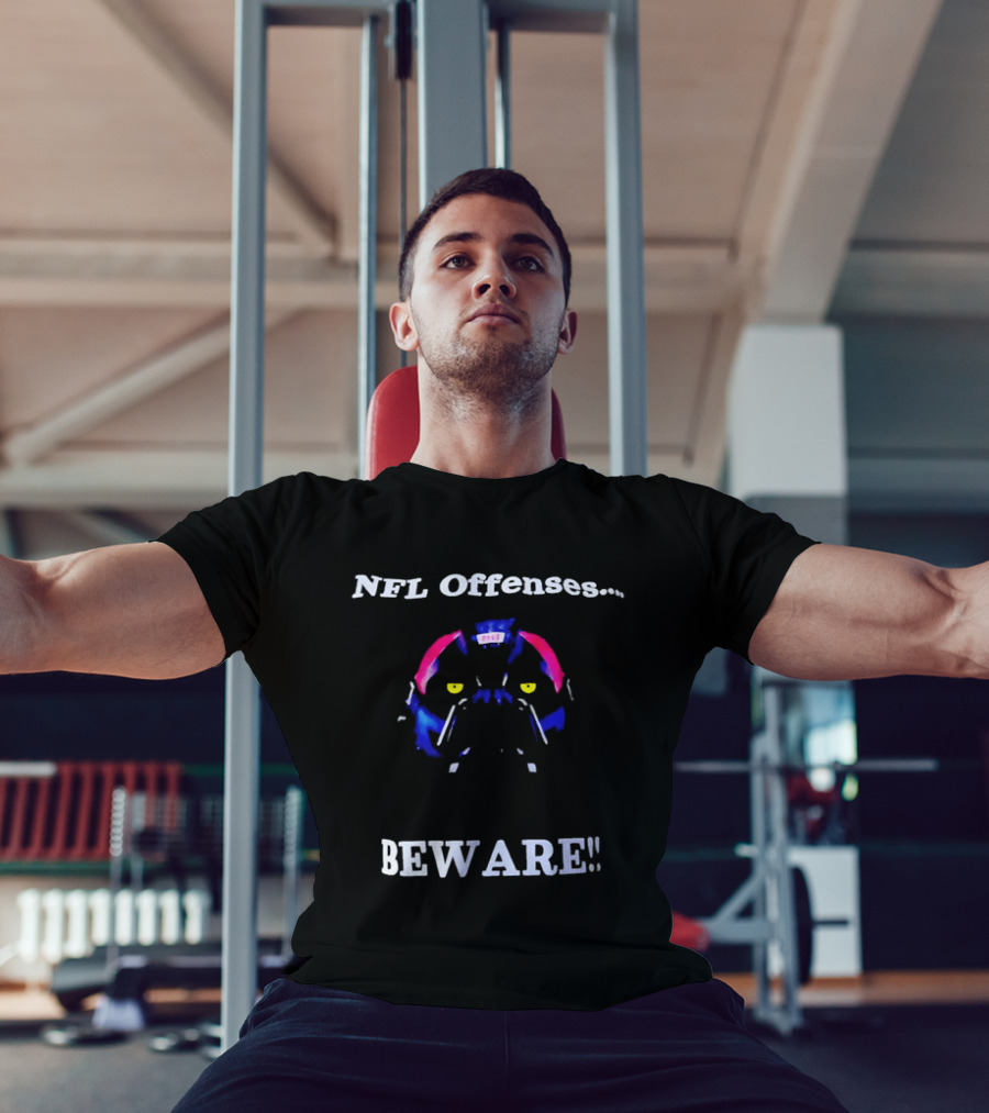 NFL Offenses Beware Bulldog T-Shirt