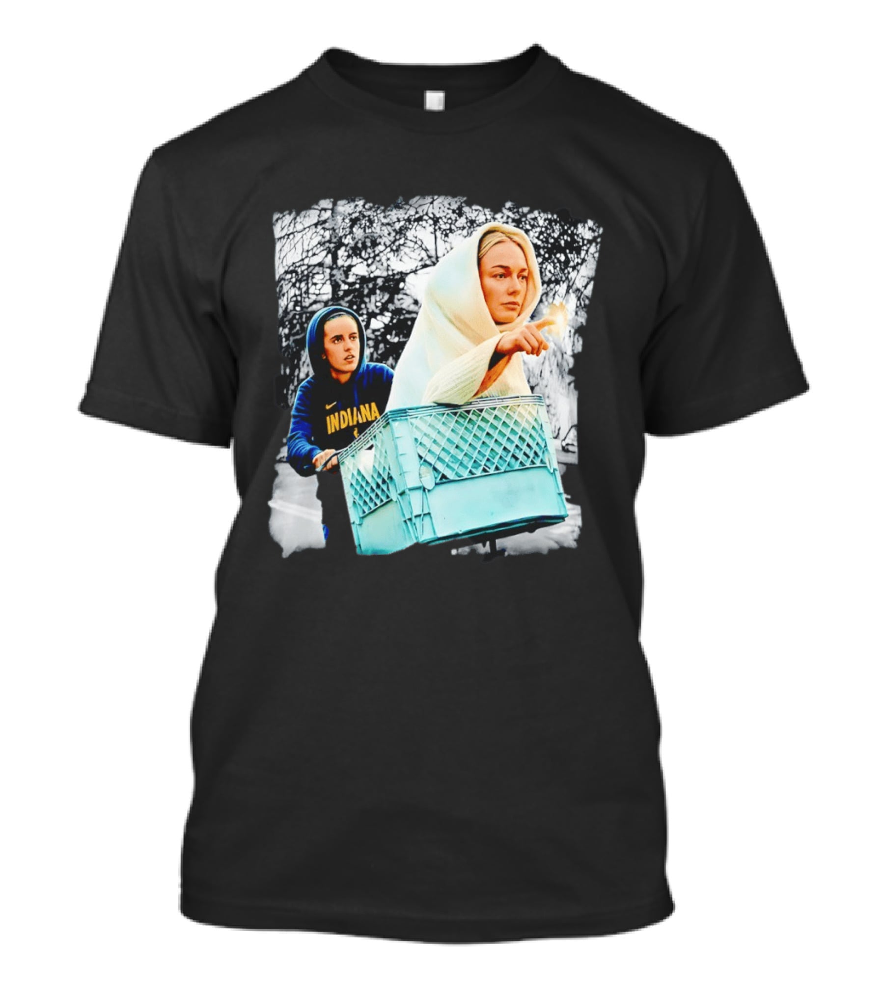 Caitlin Clark Sophie Cunningham ET Indiana Fever Basketball Iconic Movie Mashup 2026 T-Shirt
