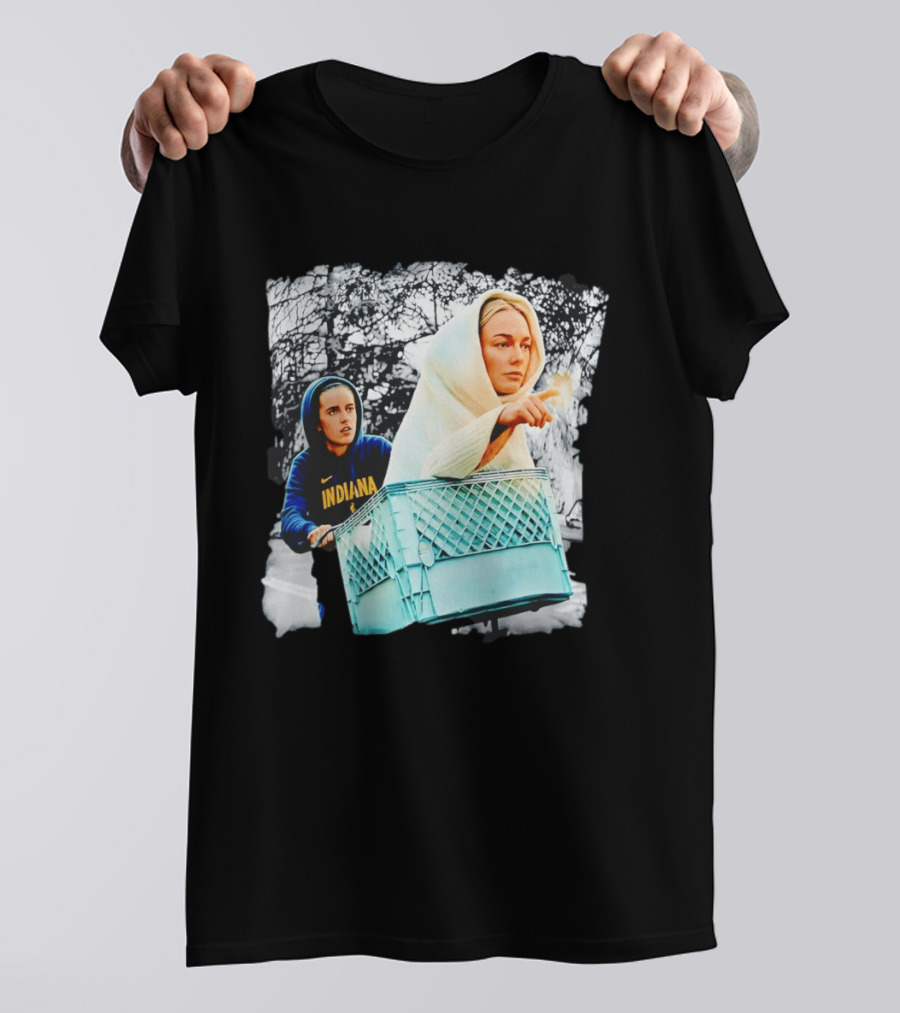 Caitlin Clark Sophie Cunningham ET Indiana Fever Basketball Iconic Movie Mashup 2026 T-Shirt