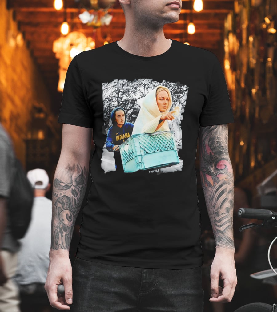 Caitlin Clark Sophie Cunningham ET Indiana Fever Basketball Iconic Movie Mashup 2026 T-Shirt