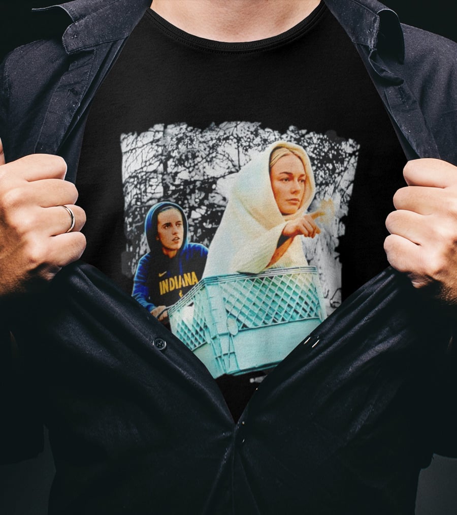 Caitlin Clark Sophie Cunningham ET Indiana Fever Basketball Iconic Movie Mashup 2026 T-Shirt