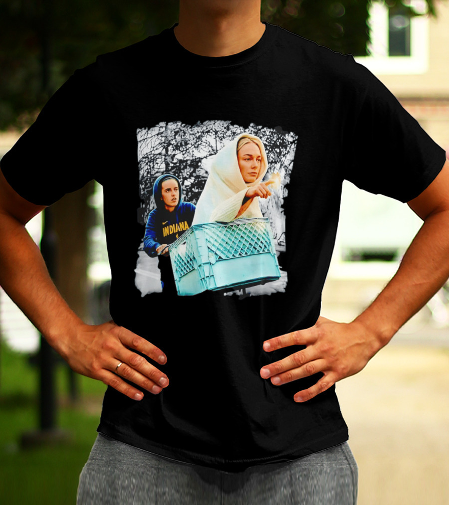 Caitlin Clark Sophie Cunningham ET Indiana Fever Basketball Iconic Movie Mashup 2026 T-Shirt