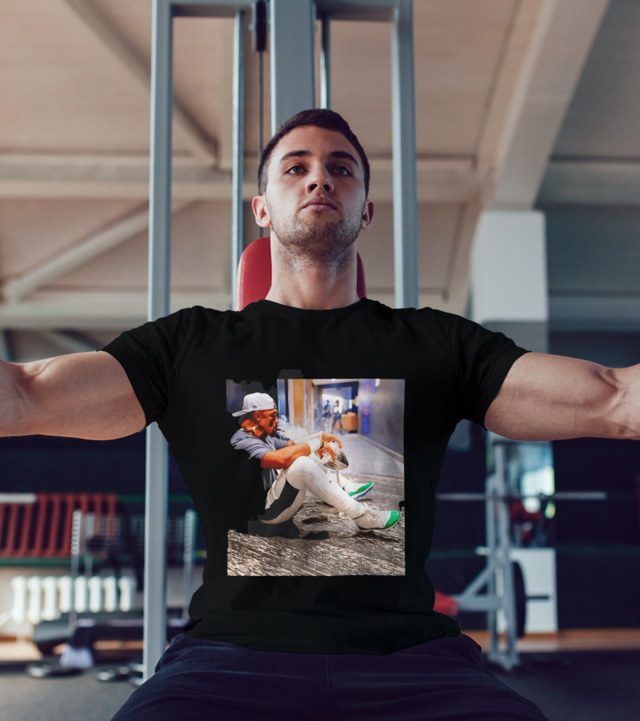 Jalen Hurts Philadelphia Eagles Smoking Trophy Cigar Celebratory Moment T-Shirt