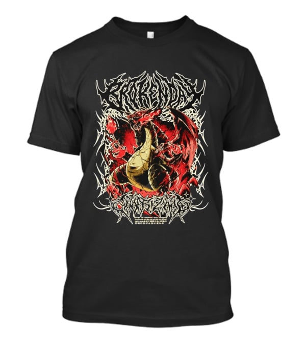 BrokenDay Charizard Black Flame Pokémon Bootleg T-Shirt