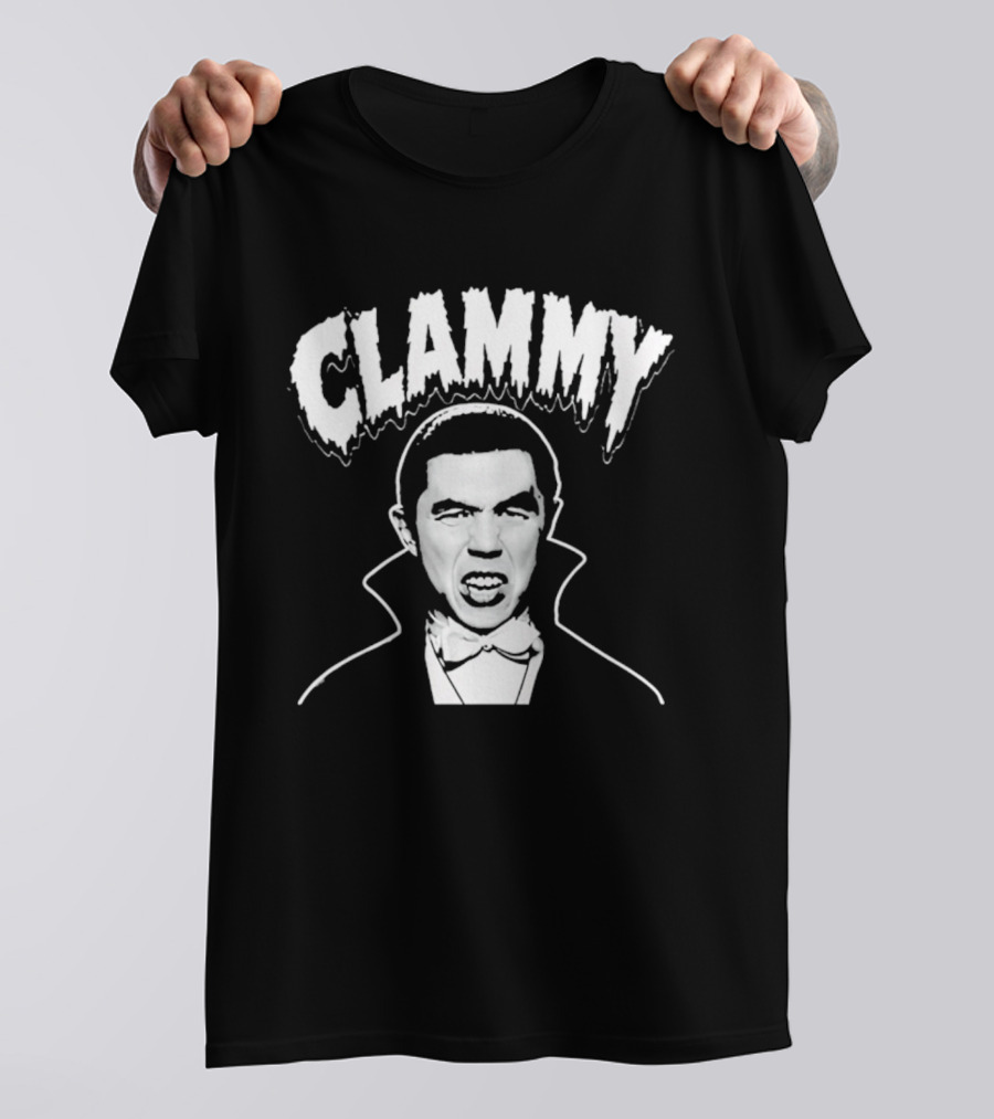 Clammy Dracula Vampire Halloween Costume T-Shirt
