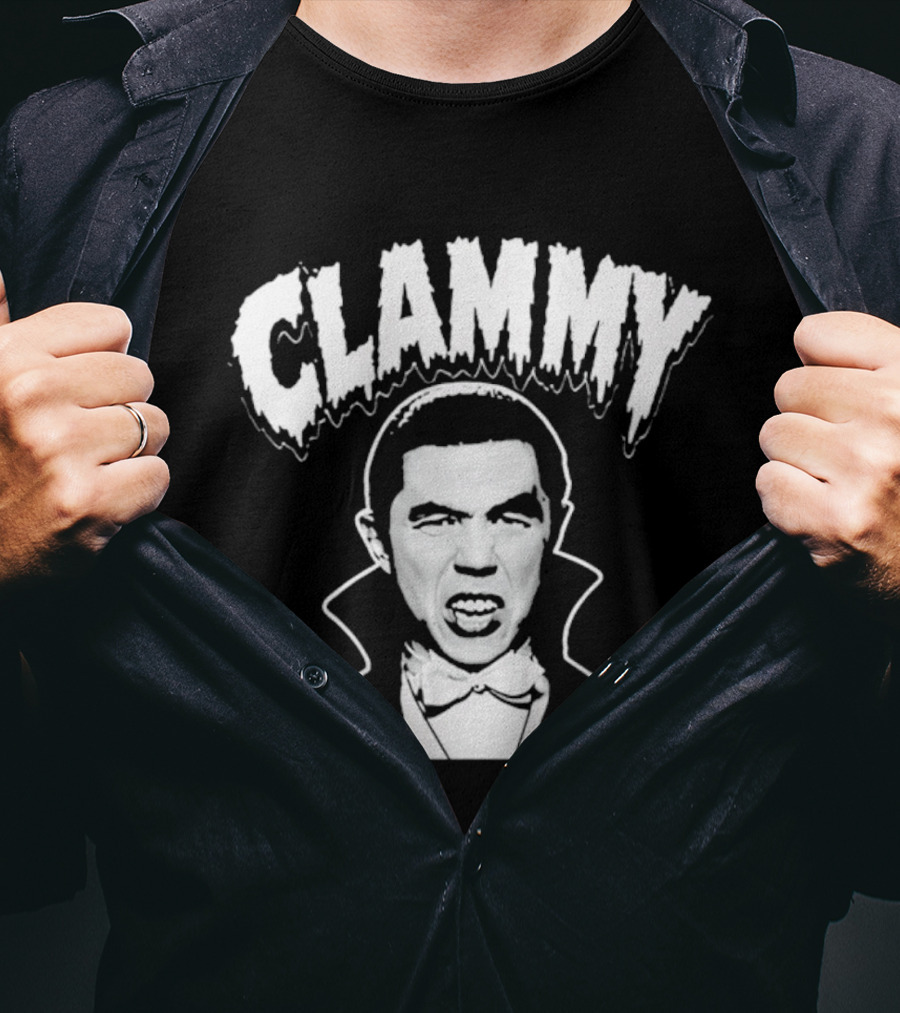Clammy Dracula Vampire Halloween Costume T-Shirt