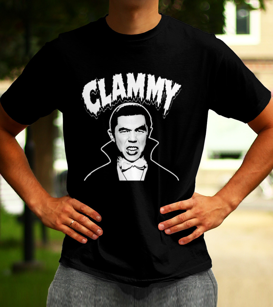 Clammy Dracula Vampire Halloween Costume T-Shirt