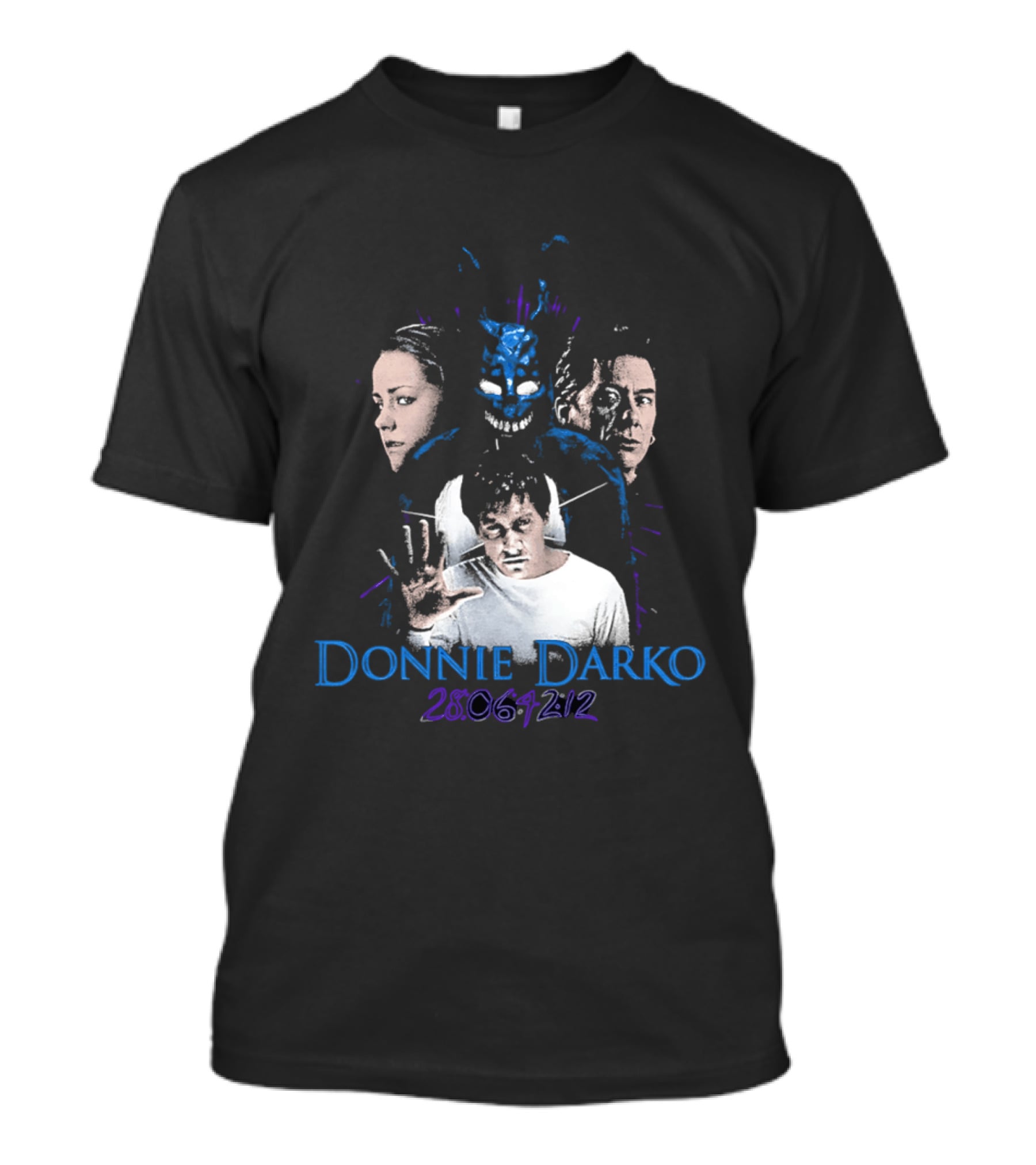 Donnie Darko 28 06 42 12 Characters And Mask T-Shirt
