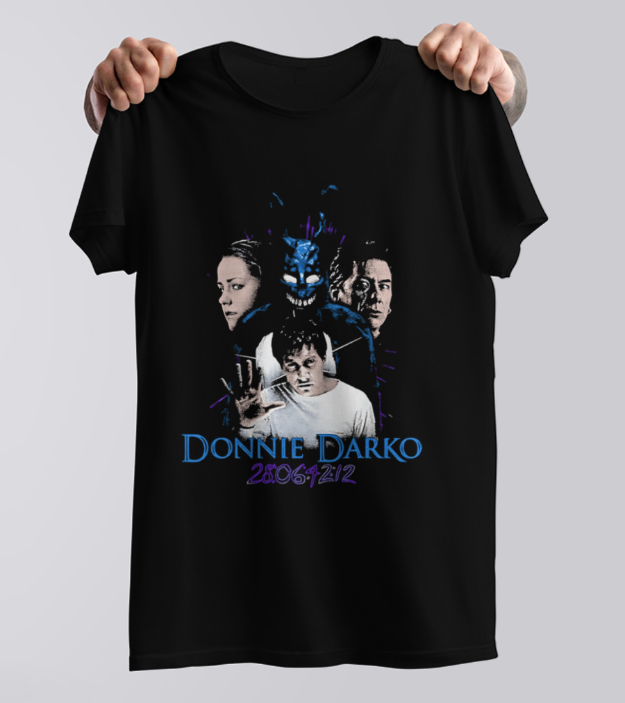 Donnie Darko 28 06 42 12 Characters And Mask T-Shirt