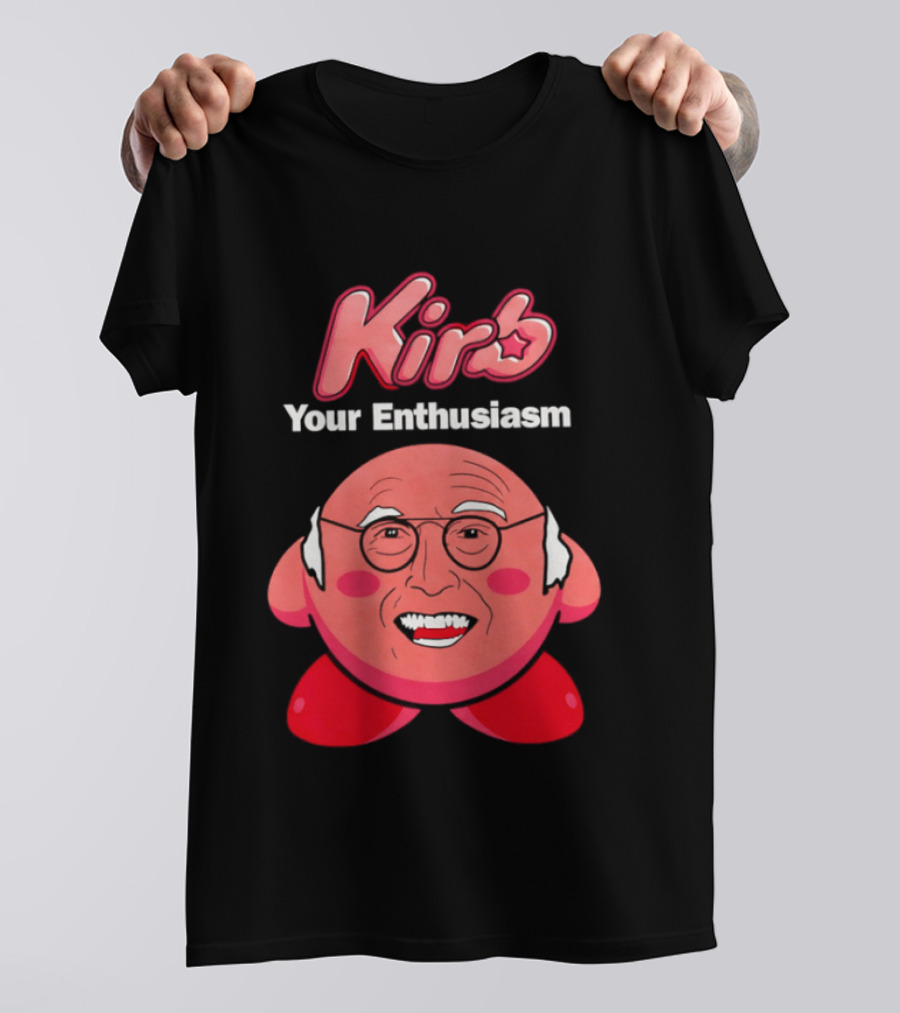 Kirb Your Enthusiasm Kirby Larry David T-Shirt