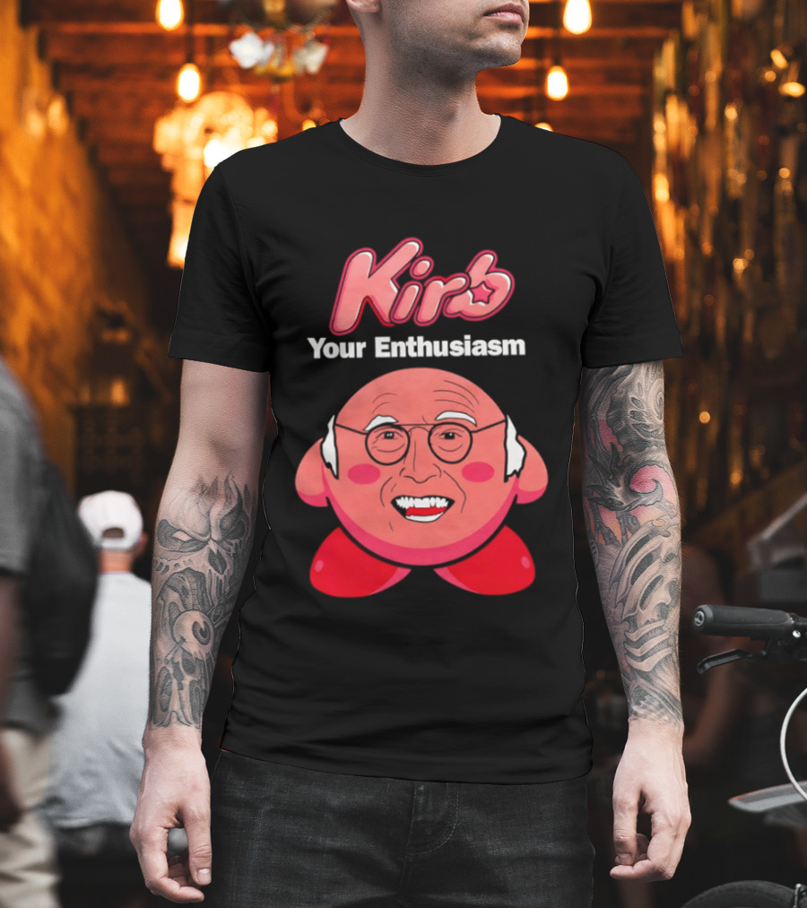 Kirb Your Enthusiasm Kirby Larry David T-Shirt