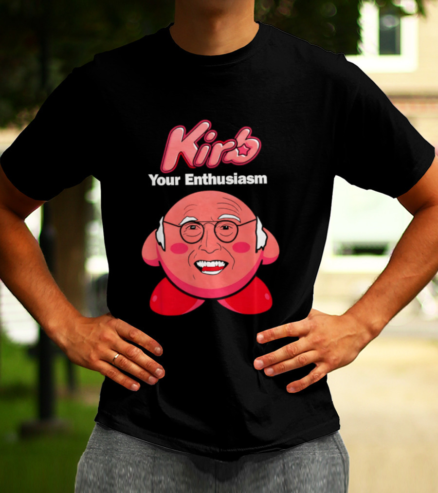Kirb Your Enthusiasm Kirby Larry David T-Shirt